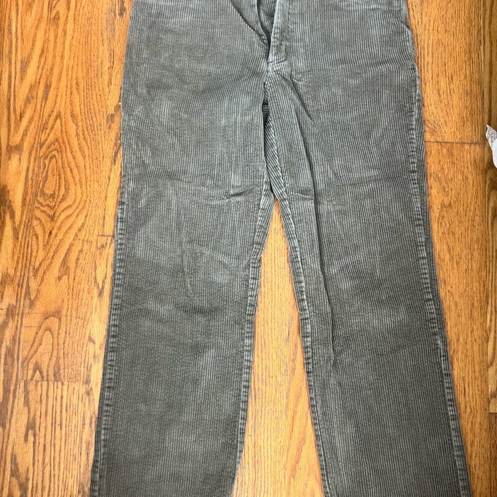 Olive Green Corduroy Pants